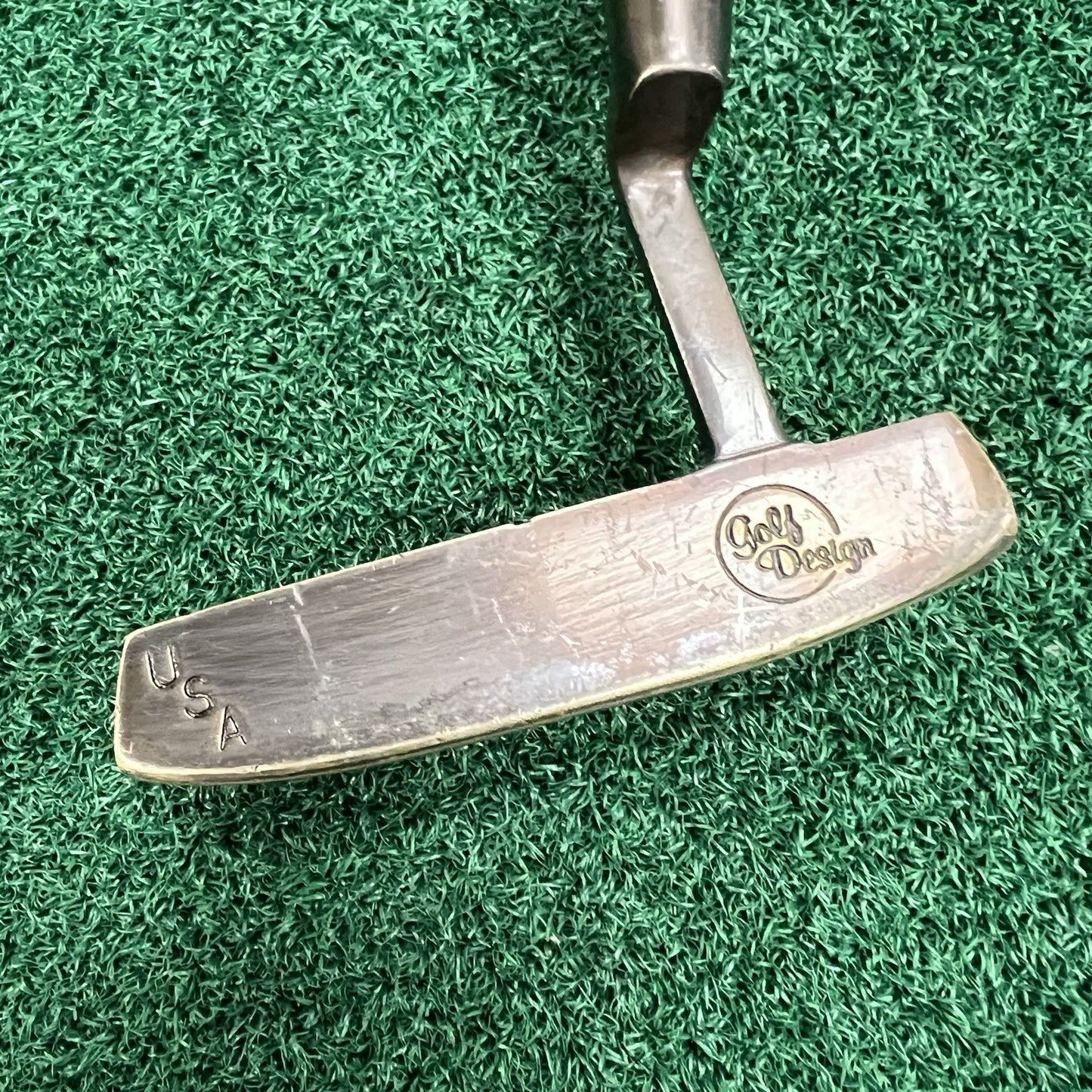 Vintage Golf Design Invader Putter Wood Shaft 1988 Senior Open MRH