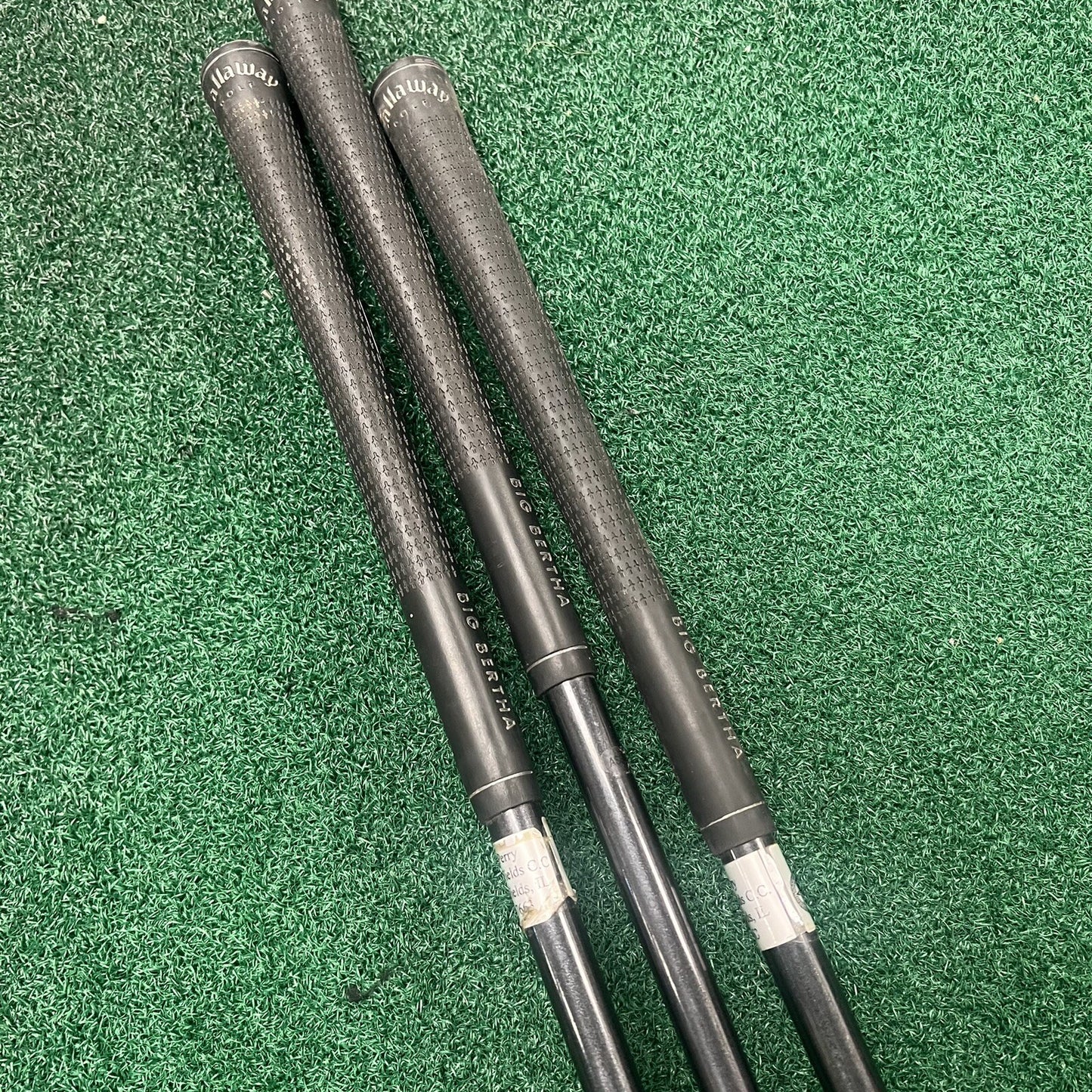 2002 Callaway Big Bertha 6-8-10 Irons Firm Flex Graphite Shafts Men's Right Hand