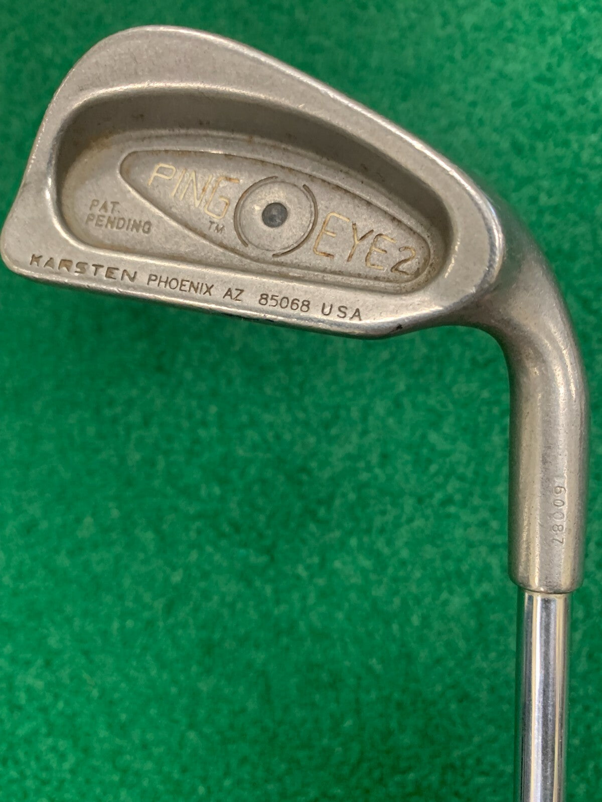 Ping Eye 2 Black Dot Single 3 Iron MRH Ping Steel Shaft 39"