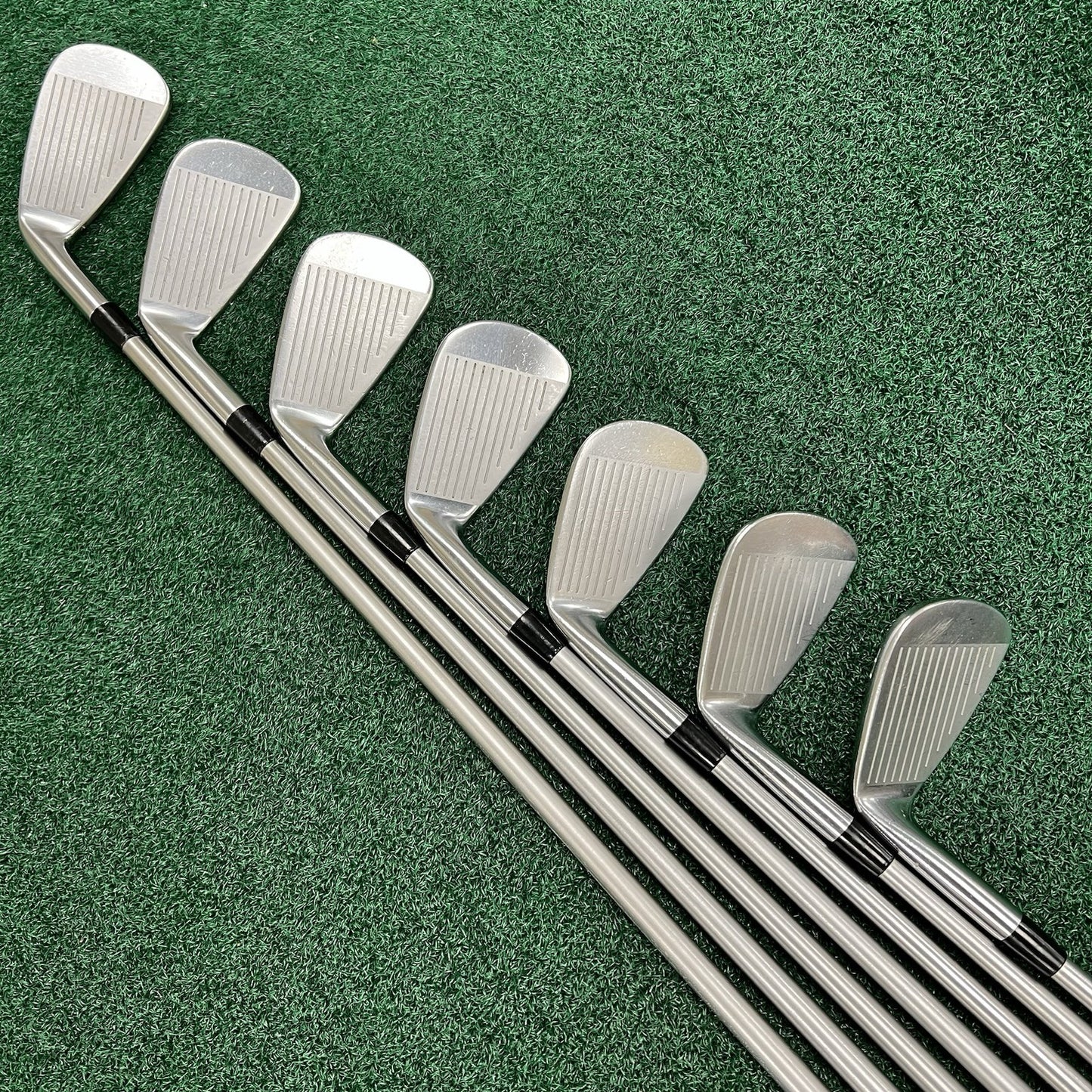 Mizuno MP18 COMBO Iron Set MRH 4-PW X-Stiff KBS C-Taper 130 X Steel Shafts +3/4"