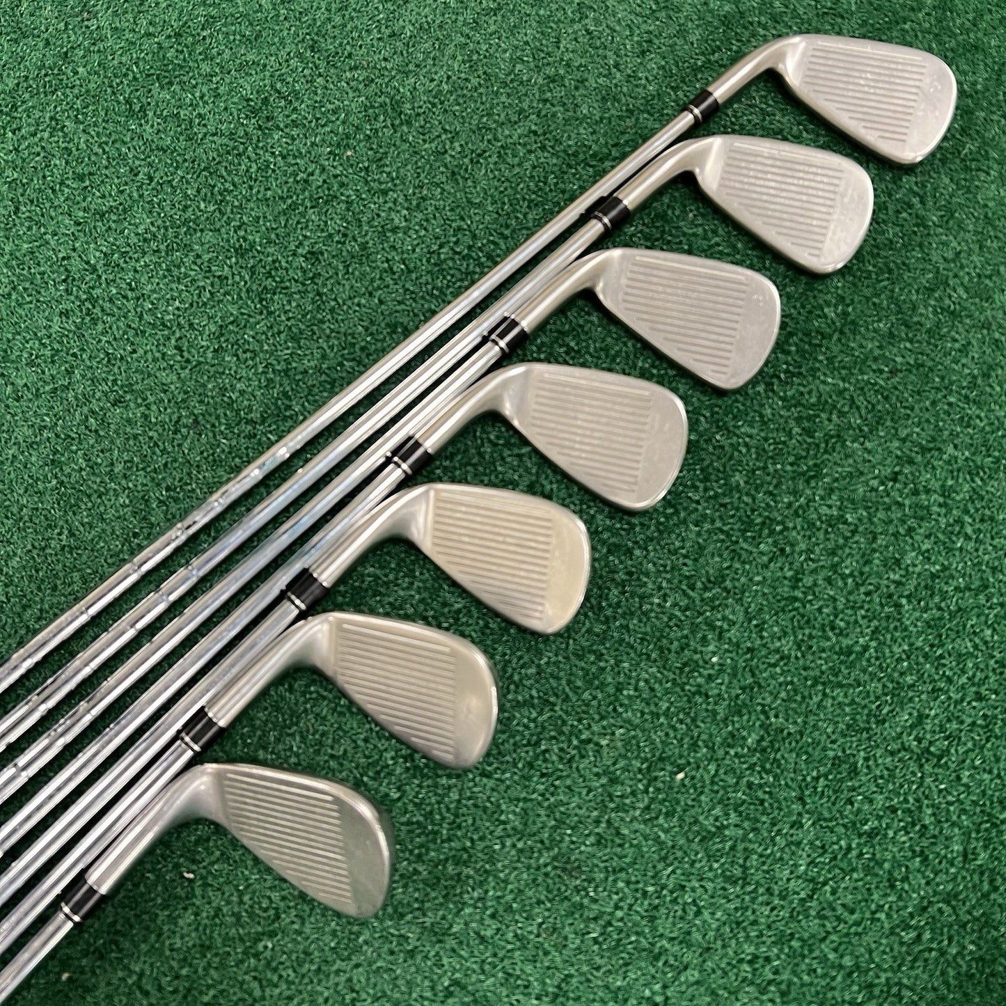 Taylormade M4 Iron Set 5-PW+AW Men's Right Hand Regular Flex KBS Steel Shafts