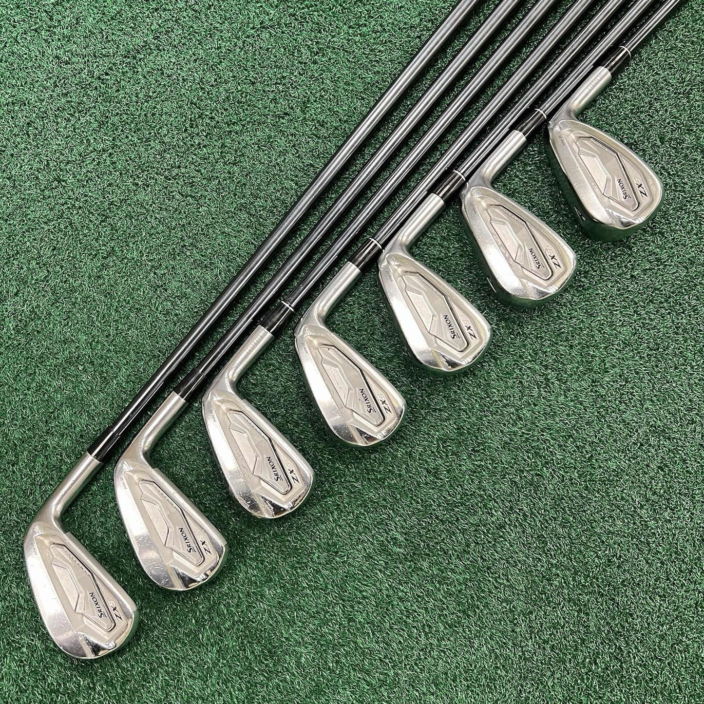Srixon ZX5 MK-II Iron Set 5-PW+AW Right Hand Regular F3 Flex Graphite Shafts