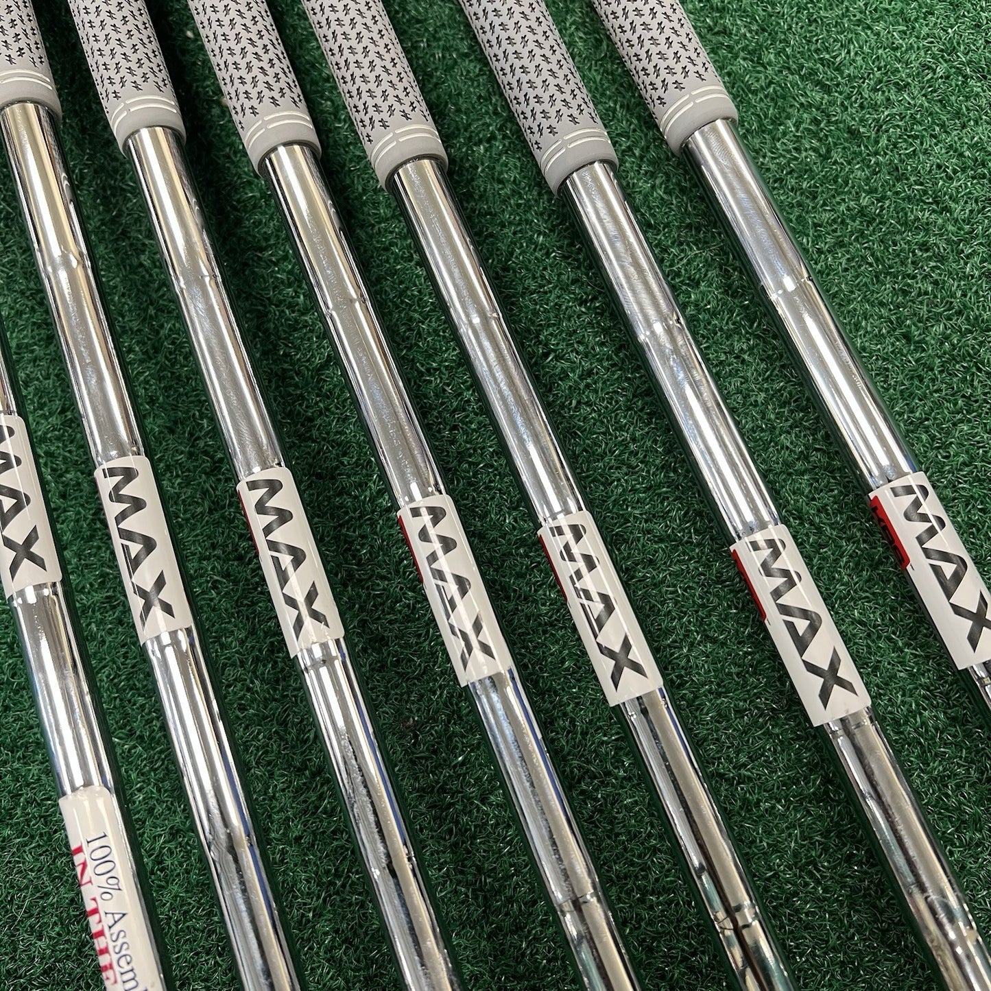 Tour Edge Exotics Exs 220H Iron Set 5-PW+AW Right Hand KBS Stiff 80g Steel Shaft