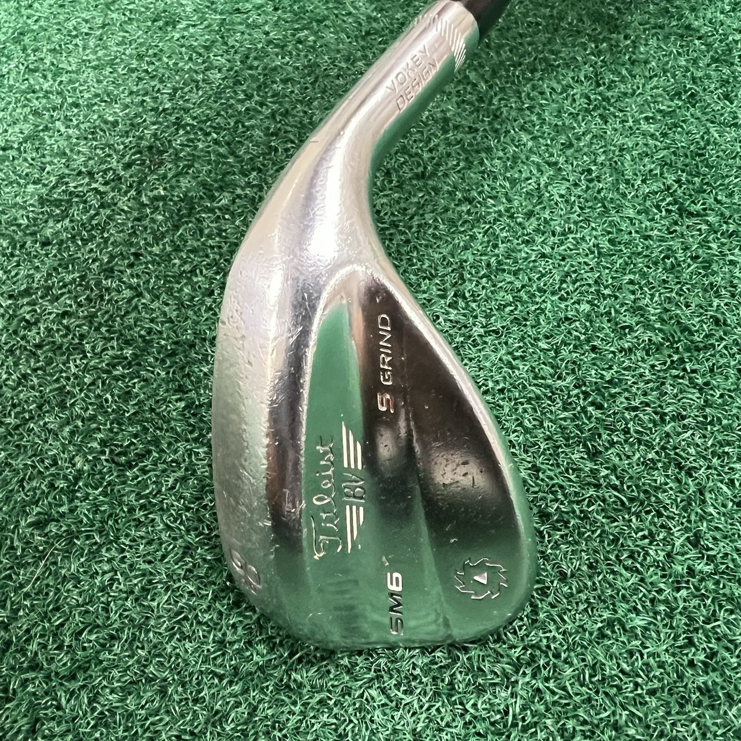 Titleist Vokey SM6 Tour Chrome Wedge 60°-10 S-Grind Wedge Flex Steel Shaft MRH