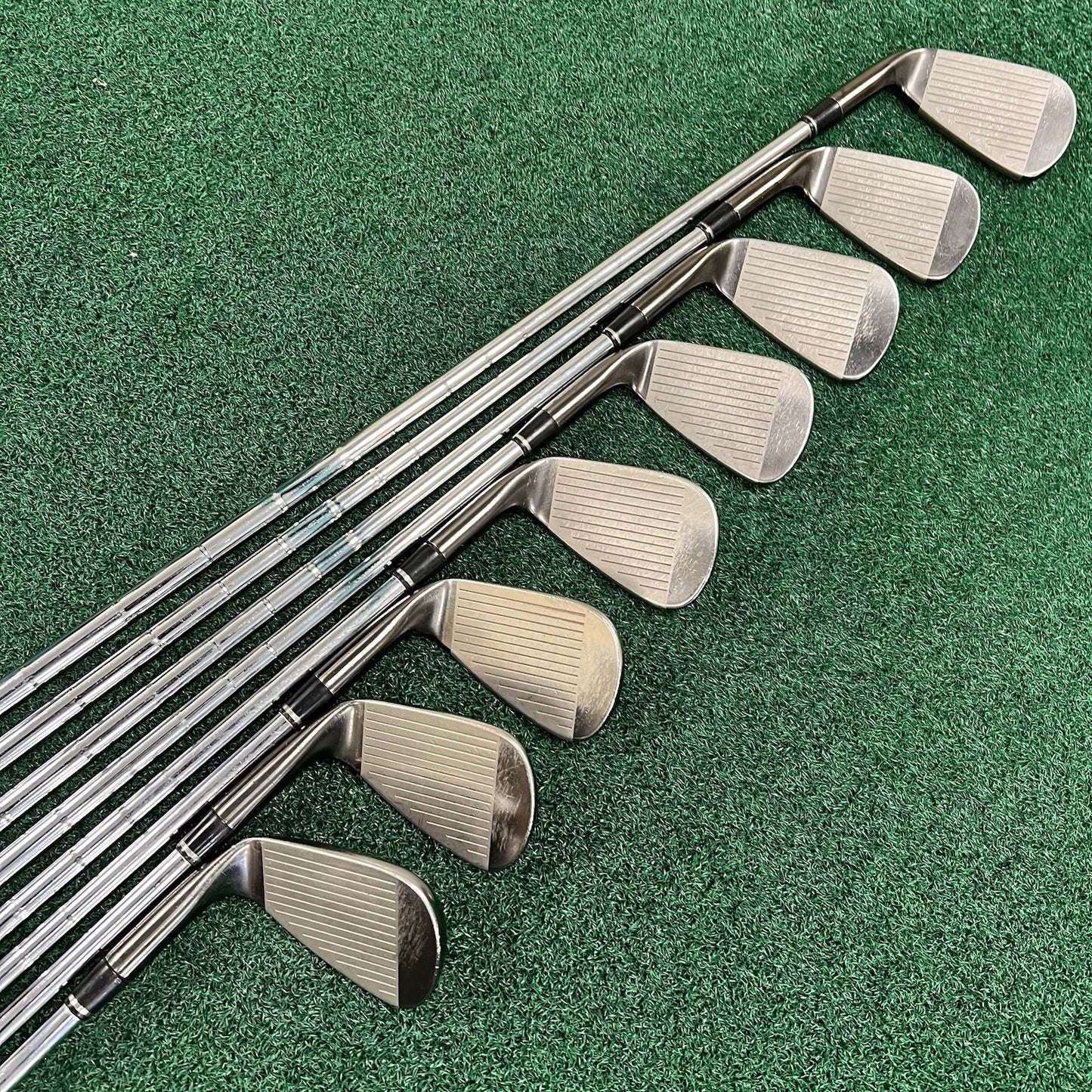 Adams Idea Black CB3 Forged Irons 4-PW+GW KBS Stiff Flex Steel +1/2" Length MRH