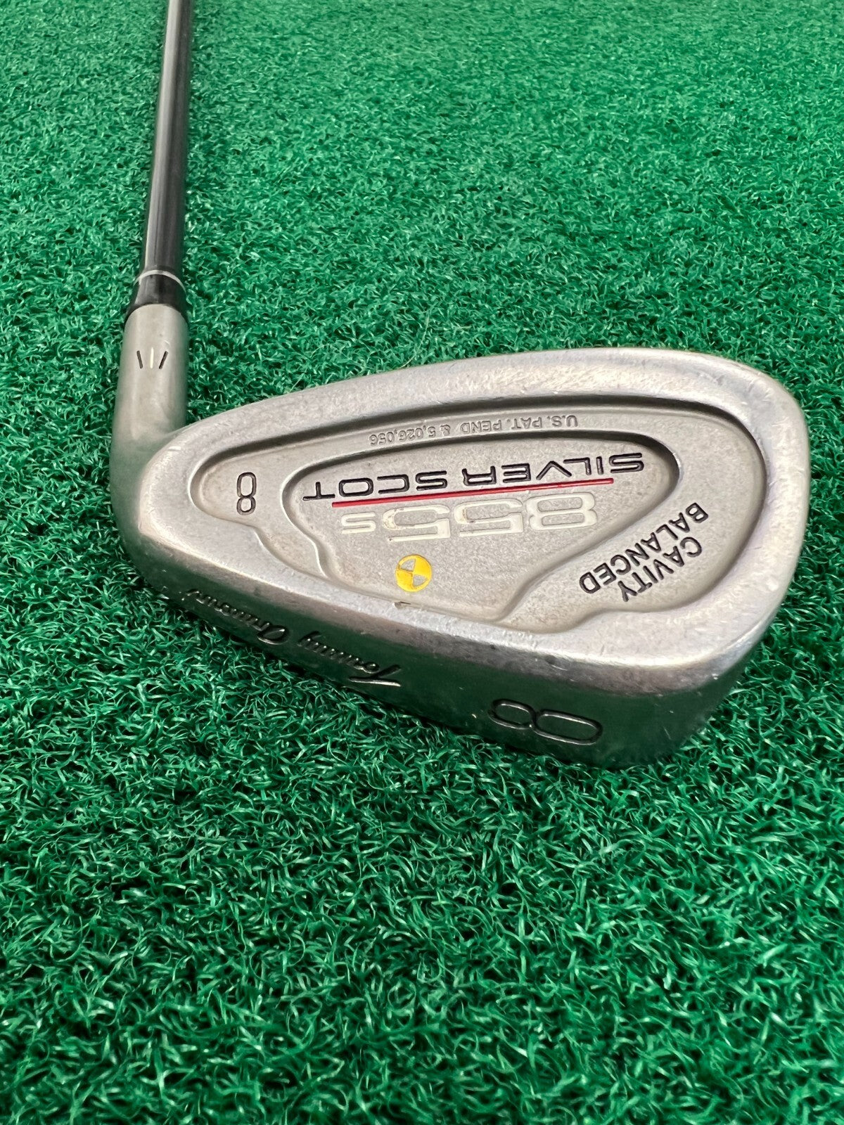 Tommy Armour 855s Silver Scot Single 8 Iron Stiff Flex Graphite Shaft Men's MRH