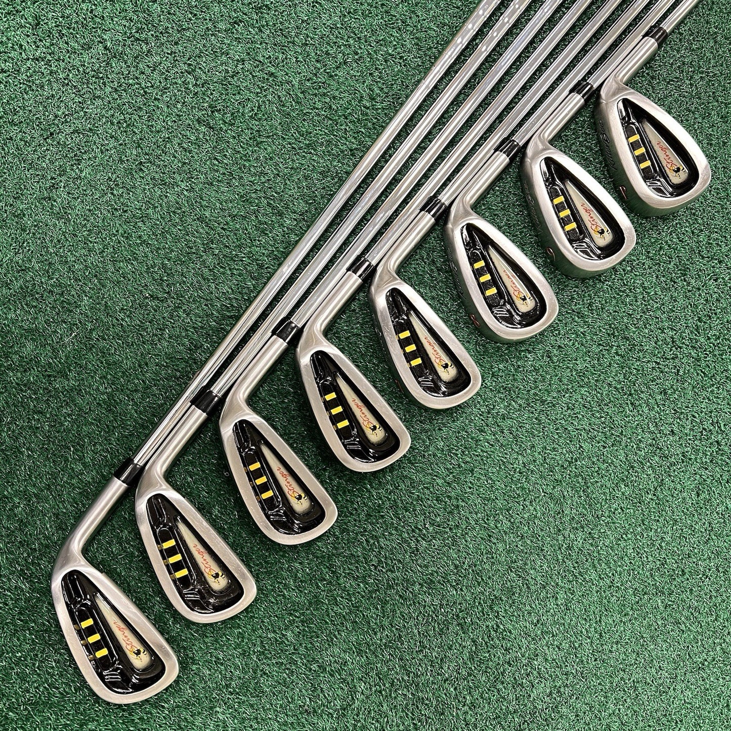 Killer Bee Stinger Iron Set 3-PW Right Hand Regular Flex Steel Shafts ORIGINAL!
