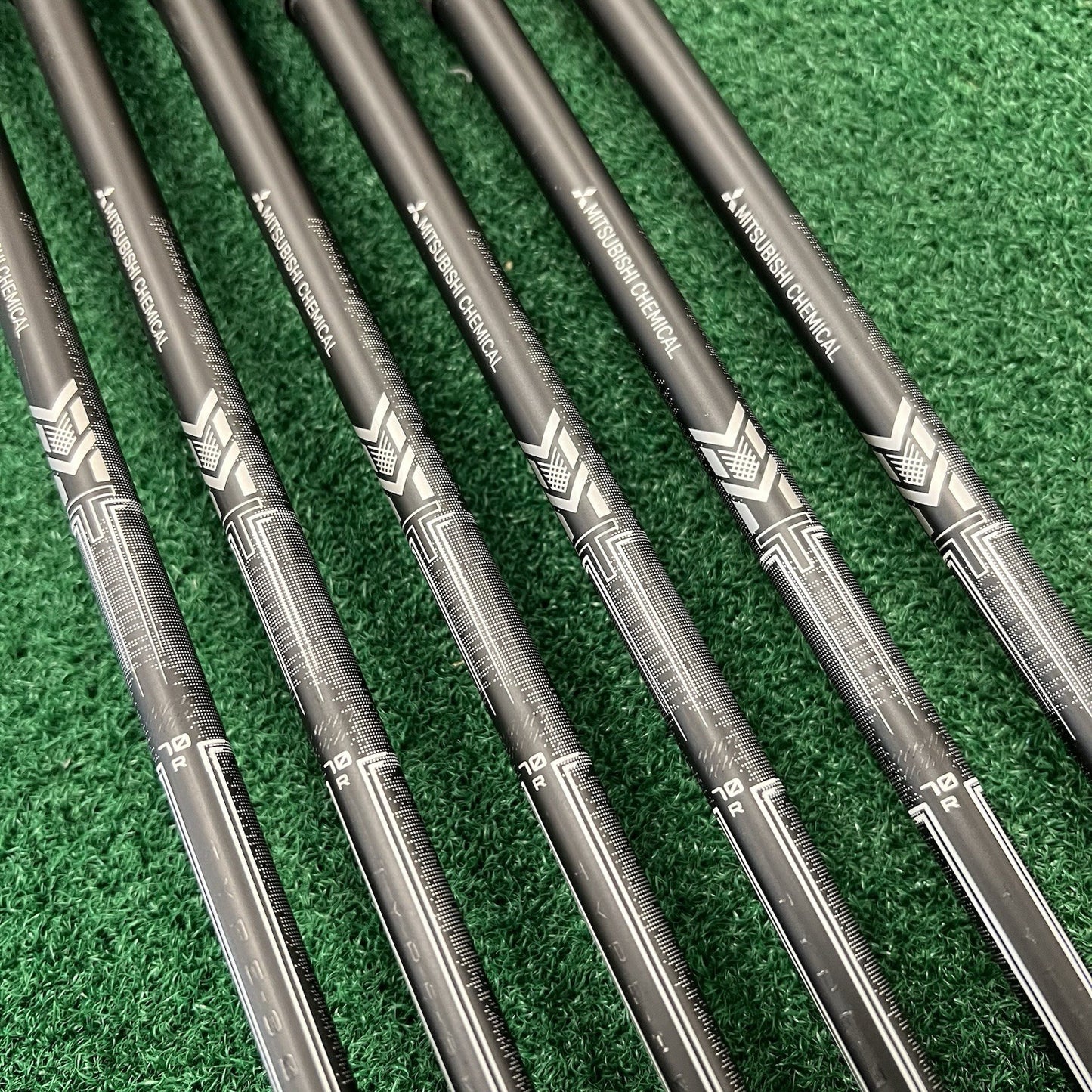 PING i200/iBIade Iron Set 5-PW Green Dot MRH MMT Regular Flex Graphite Shafts