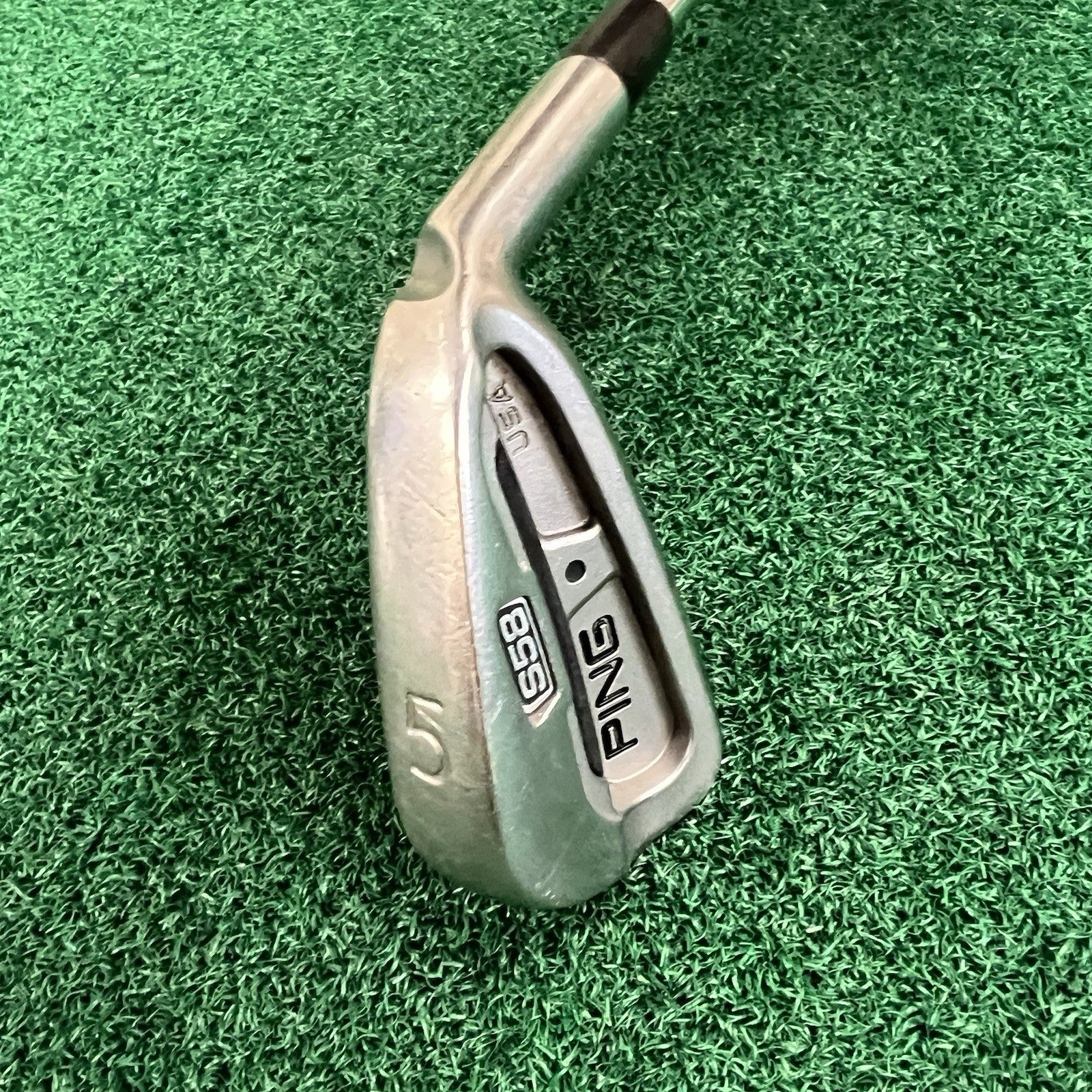 PING S58 Black Dot Single 5 Iron Men's Right Hand Regular Flex Steel Shaft