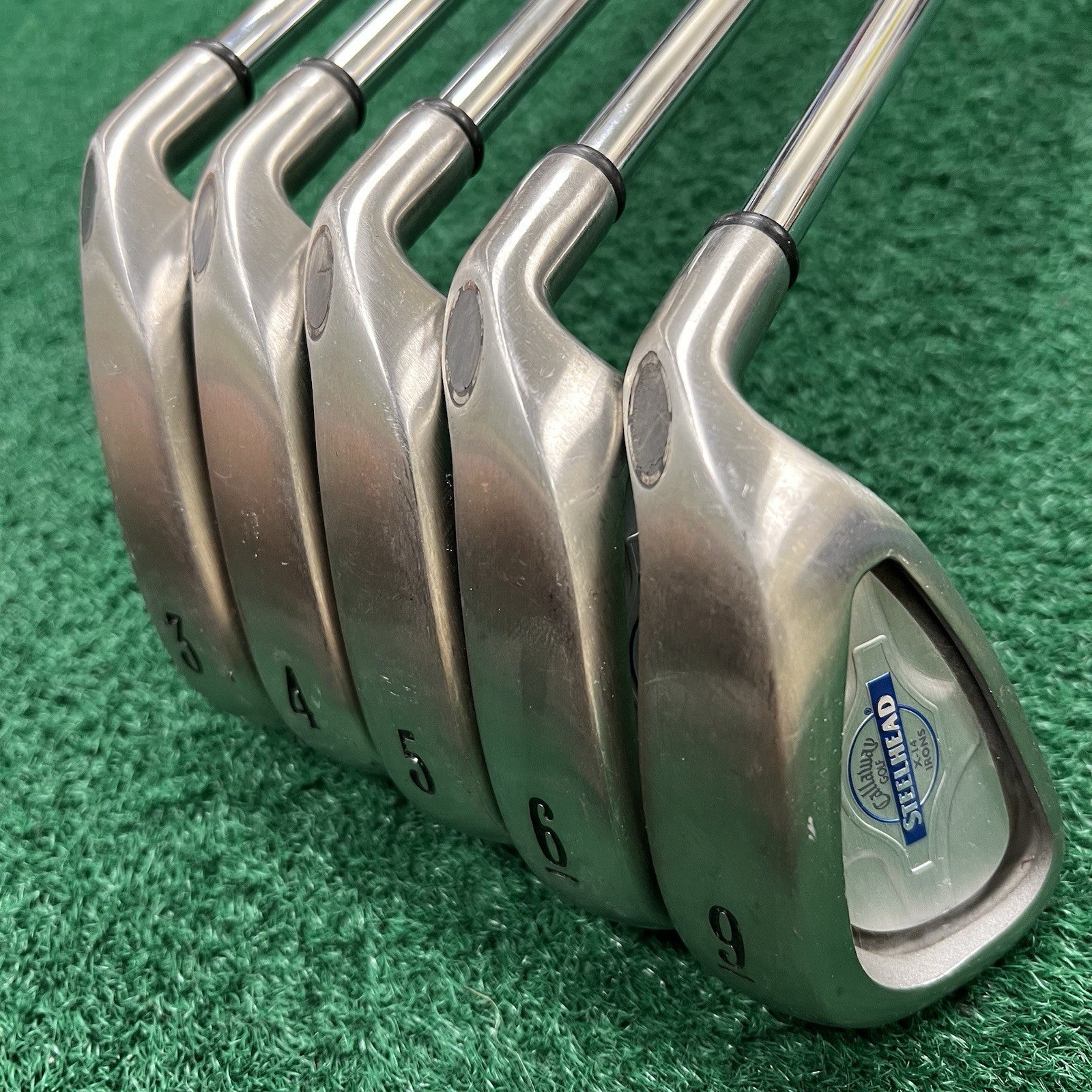 Callaway X-14 Partial Iron Set 3-4-5-6-9 Irons Men's Right Hand Uniflex Steel