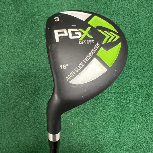 Pinemeadow Golf PGX 16° #3 Hybrid Iron Lite Graphite Regular Flex w/ HC