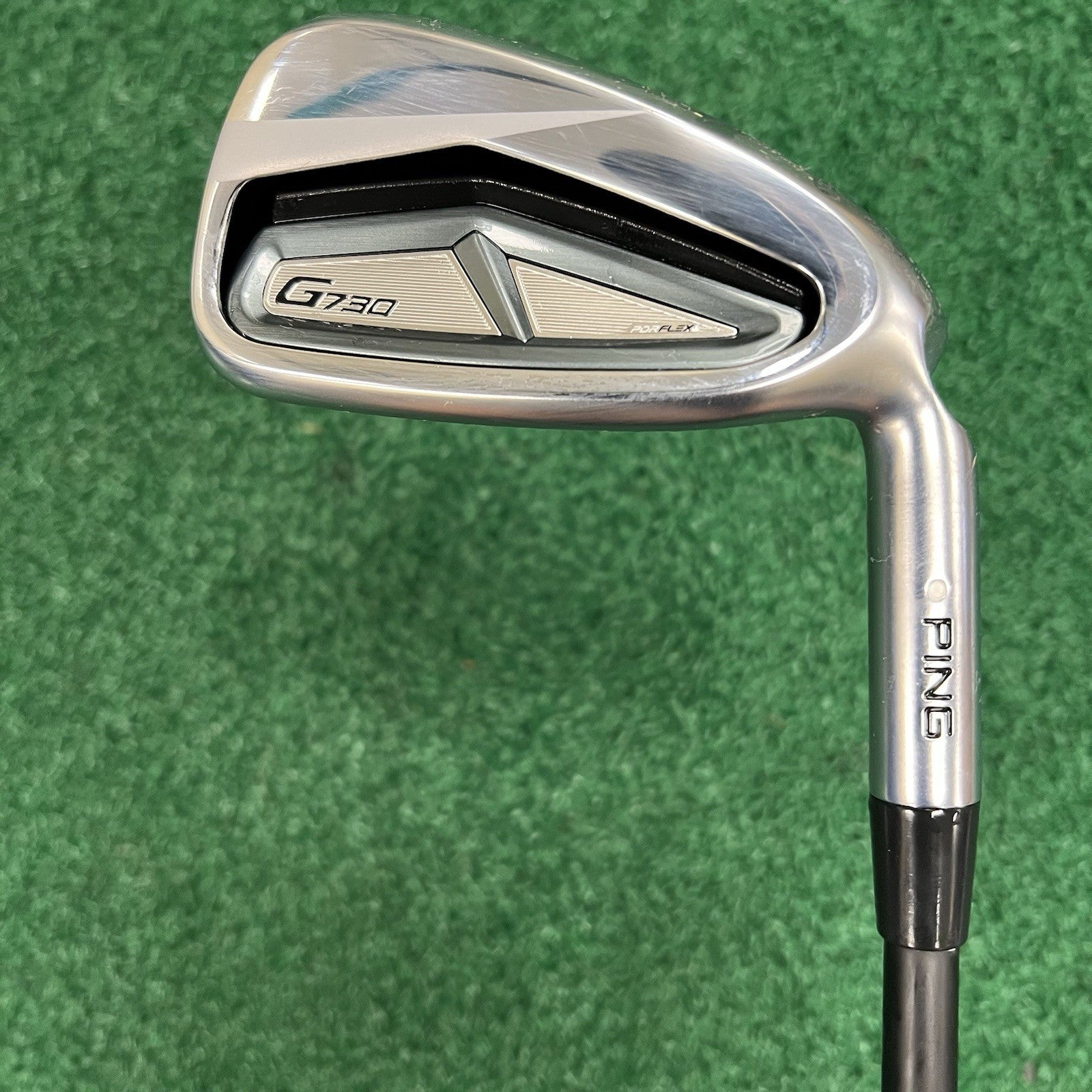 PING G730 Single Iron 7 Iron White Dot Graphite Regular Flex Shaft +1" Length RH