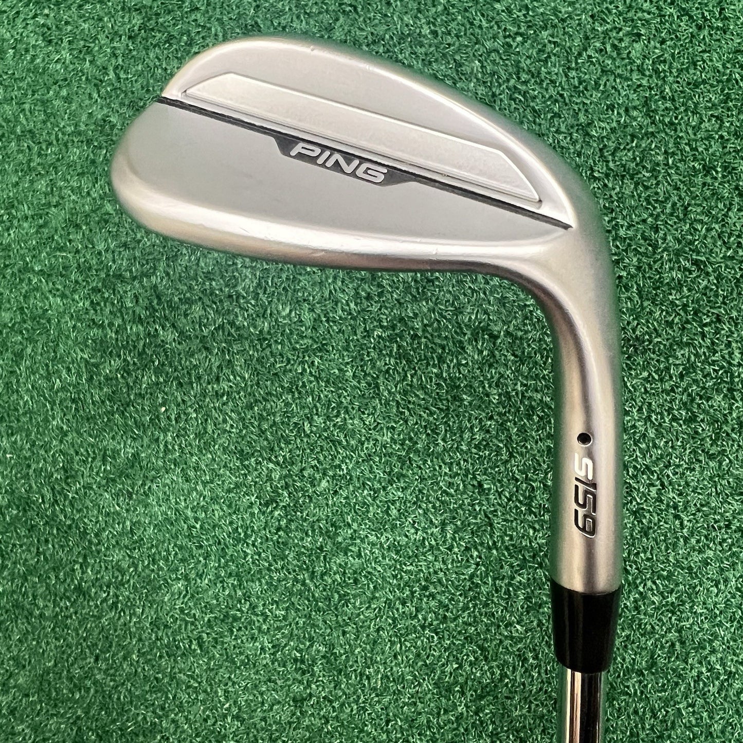 PING S159 Chrome Wedge Black Dot 58°- 10 Wedge Flex Steel Shaft Men's Right Hand