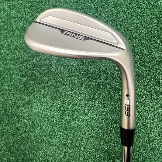 PING S159 Chrome Wedge Black Dot 58°- 10 Wedge Flex Steel Shaft Men's Right Hand