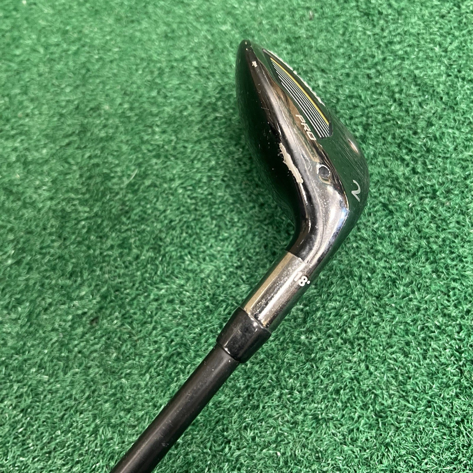 Callaway Mavrik Pro Hybrid 2 Golf Club 18 Degree KBS Stiff Flex Graphite Shaft