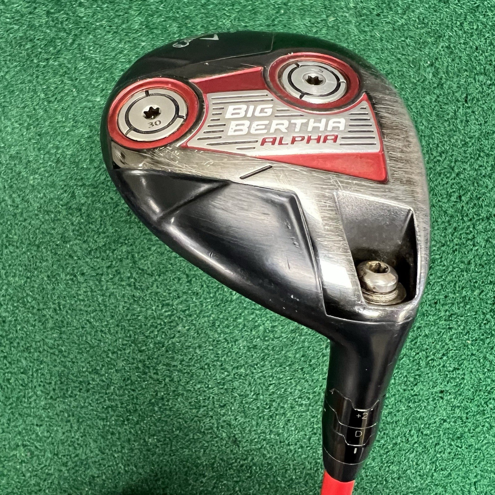 Callaway Big Bertha Alpha 816 Fairway 3W 16° HZRDOUS Red 5.5 62g Graphite Shaft