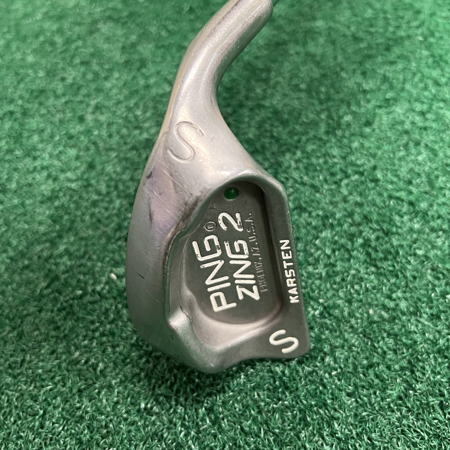 PING Zing 2 Green Dot Sand Wedge +1/2" Length JZ Stiff Flex Steel Shaft MRH
