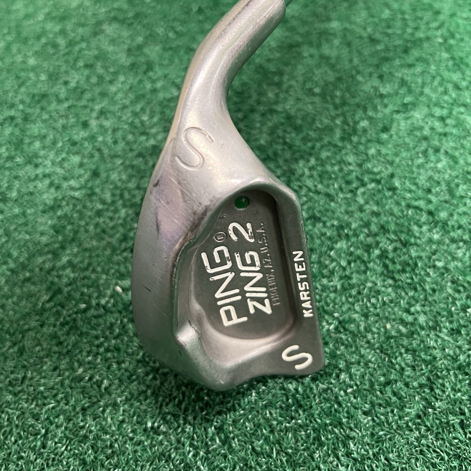 PING Zing 2 Green Dot Sand Wedge +1/2" Length JZ Stiff Flex Steel Shaft MRH