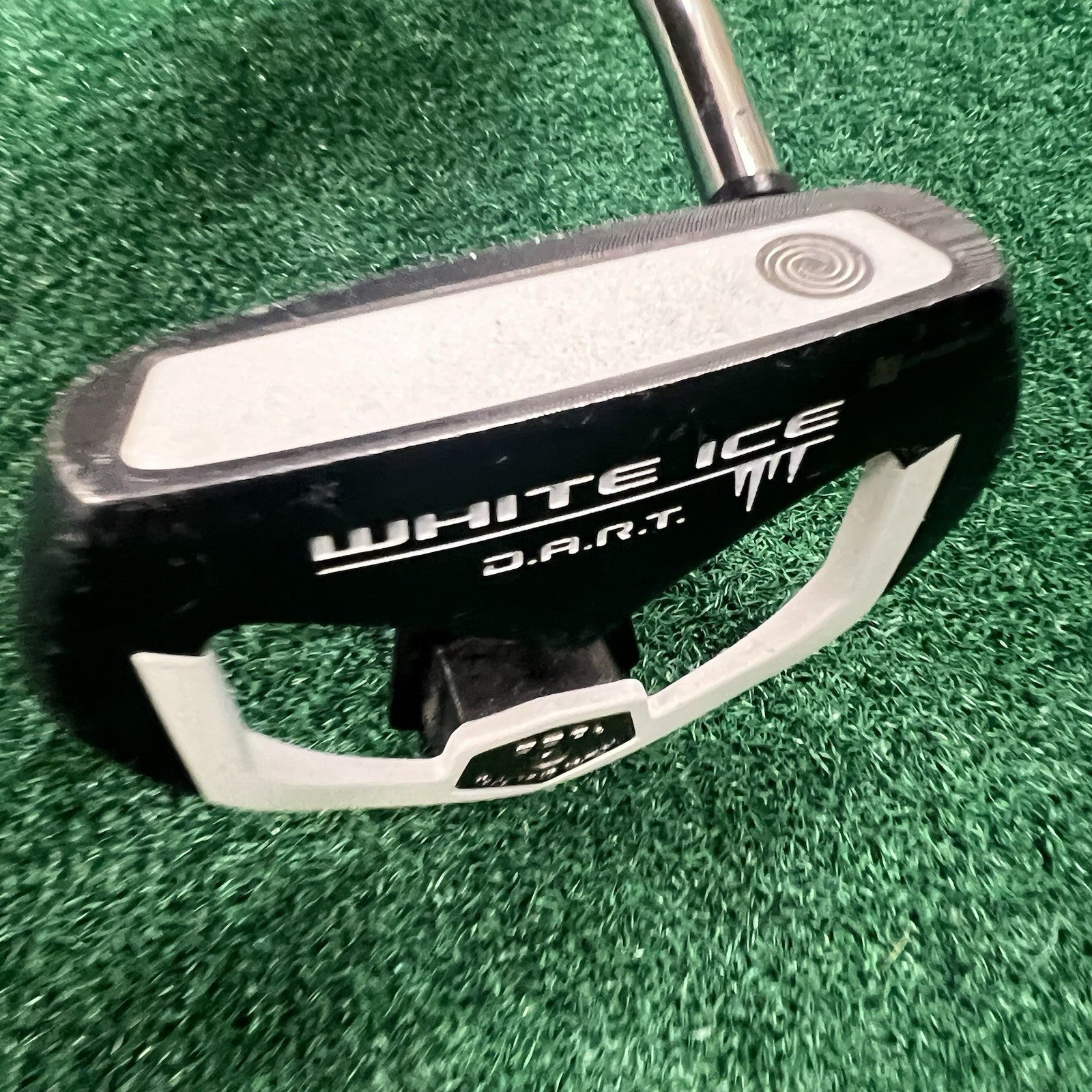 Odyssey White Ice DART Mallet Putter Right Hand 34" w/Head Cover/Weights/Wrench