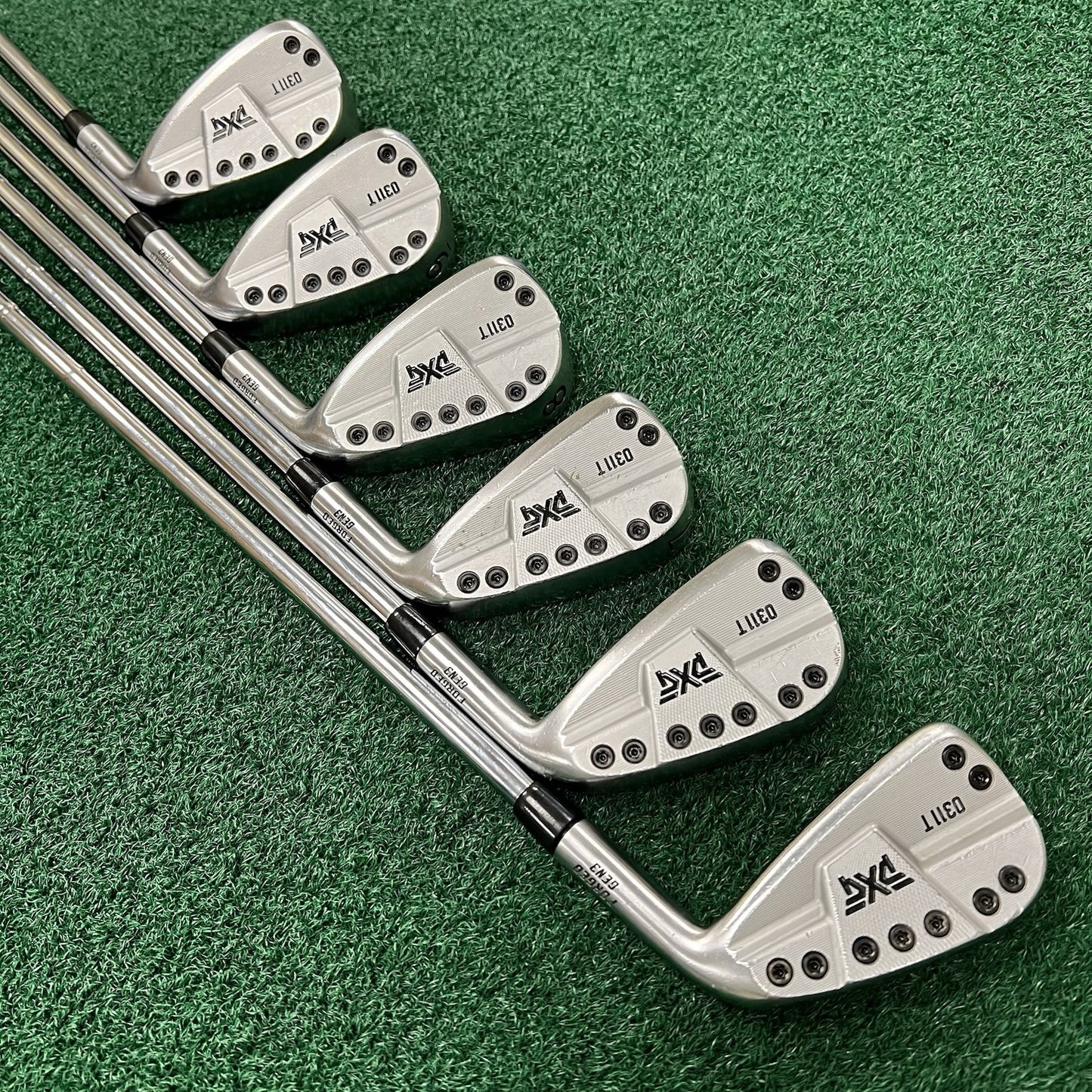 PXG 0311 T Gen 3 Iron Set 5-PW MRH Stiff Flex Elevate Tour Steel Shafts OS Grips