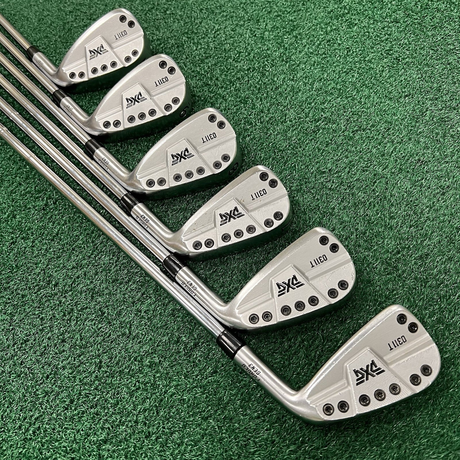 PXG 0311 T Gen 3 Iron Set 5-PW MRH Stiff Flex Elevate Tour Steel Shafts OS Grips