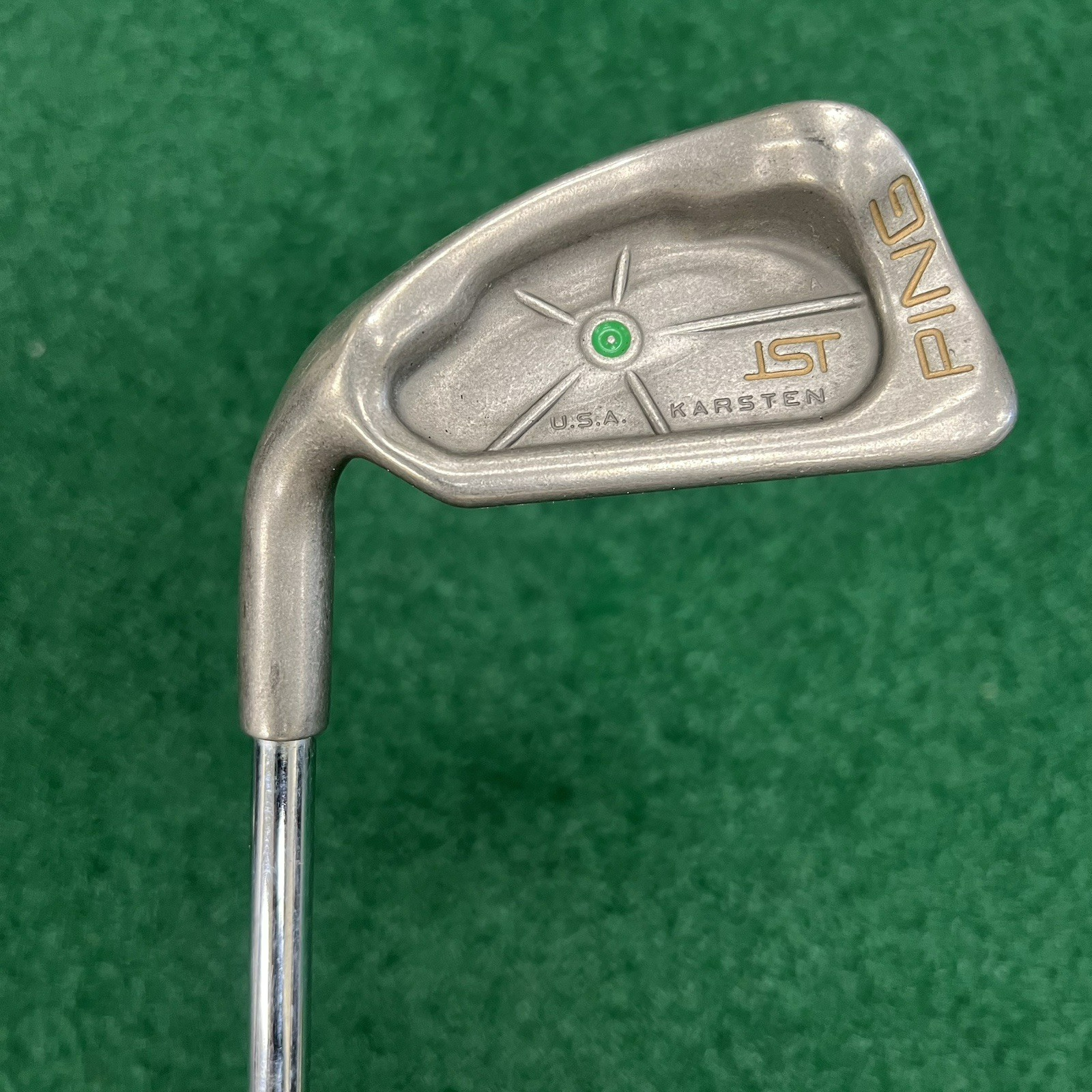 PING ISI-Nickel 5 Iron Green Dot Steel Ping Stiff Flex Shaft LH All Original