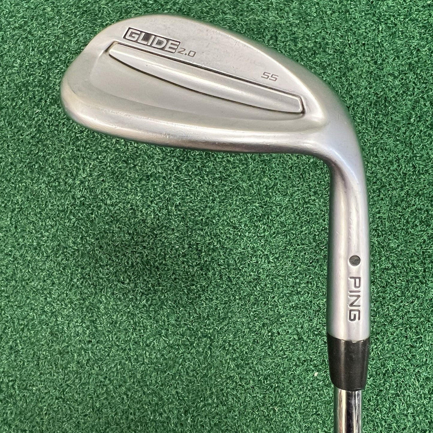 PING Glide 2.0 Black Dot 56°-12° Sand Wedge SW Right Hand AWT Steel Wedge Flex