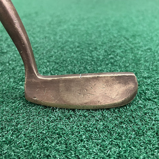 Otey Crisman Brass Heel-Shafted Putter 35” Soft Control Grip Original Shaft FB1G