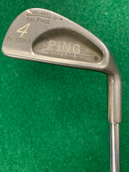 Ping Karsten I Toe-Heel Balance Black Dot 4 Iron Stiff Flex Steel RH