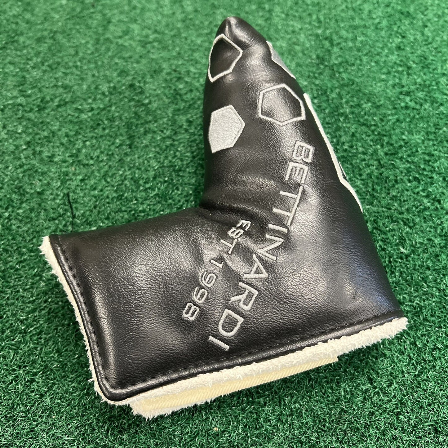 Bettinardi Golf Studio Stock HEX Black Blade Putter Head Cover Made in the USA