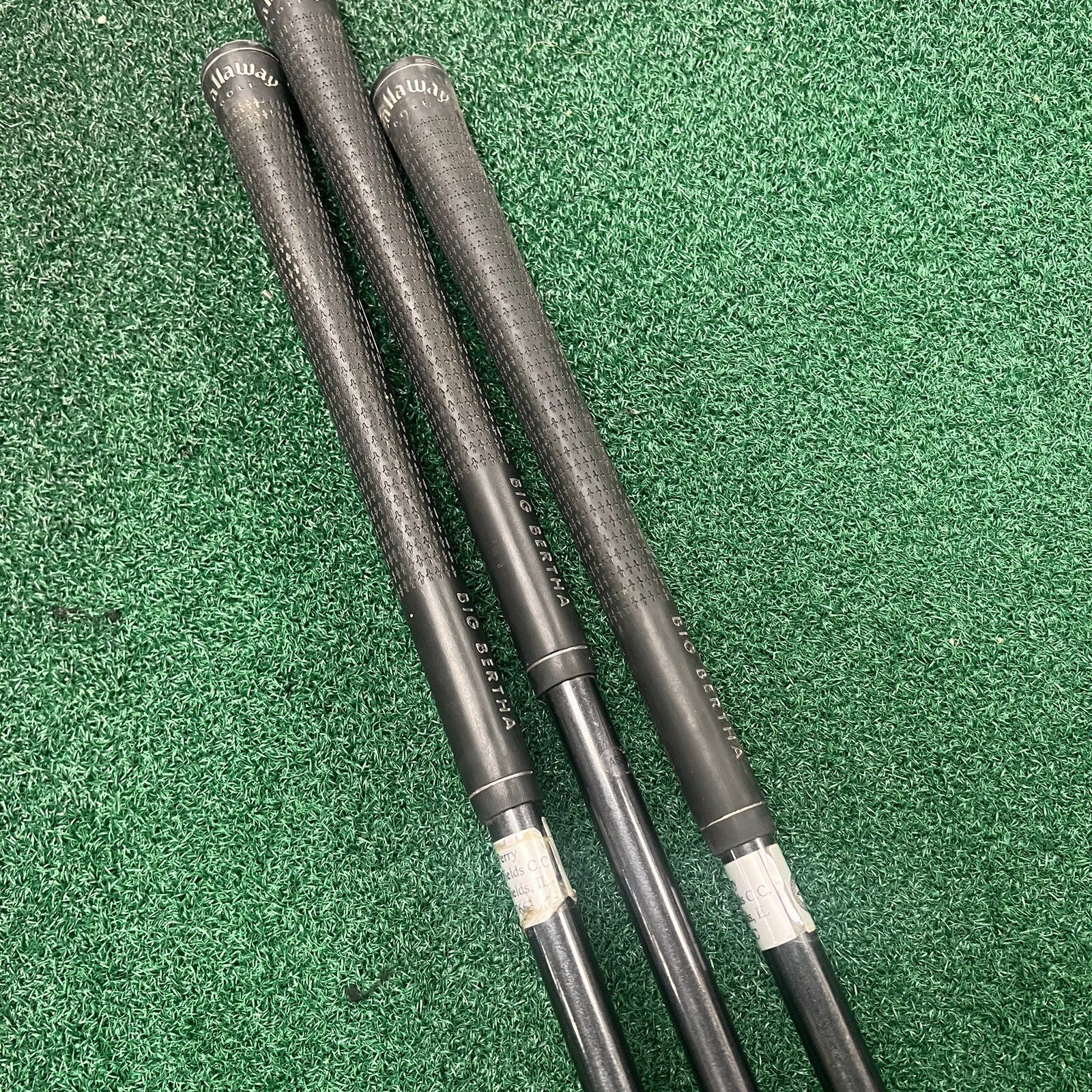 2002 Callaway Big Bertha 6-8-10 Irons Firm Flex Graphite Shafts Men's Right Hand