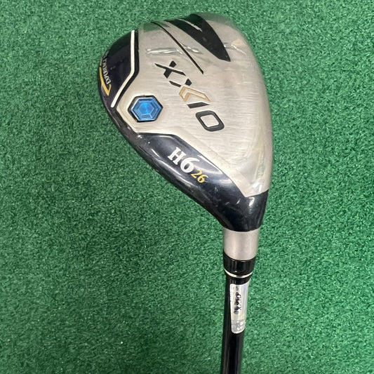 XXIO Golf Club 12 26° 6H Hybrid Regular Flex Graphite Shaft Jumbomax Grip MP1200