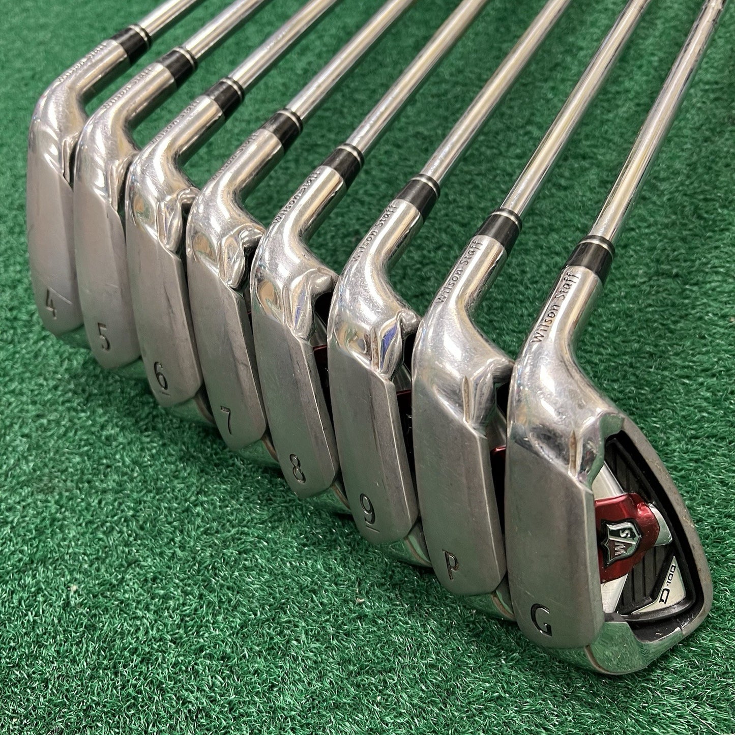 Wilson Staff D100 Iron Set 4-PW+GW Men's Right Hand Regular Flex Steel Shafts