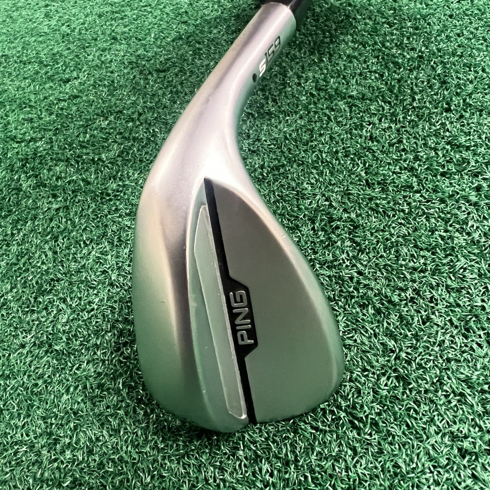 PING S159 Chrome Wedge Black Dot 58°- 10 Wedge Flex Steel Shaft Men's Right Hand