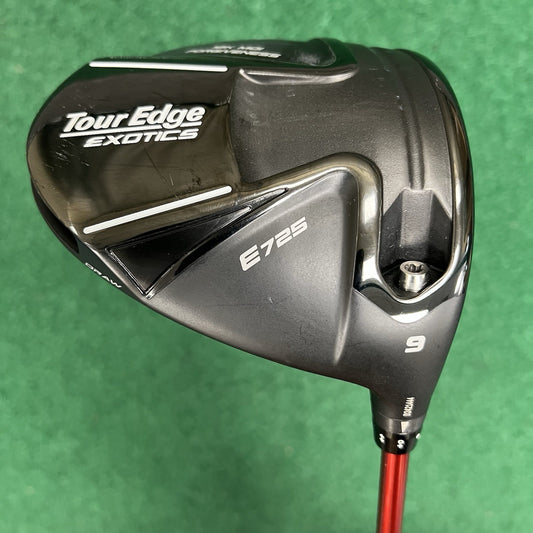 Tour Edge Golf Exotics E725 Driver 2025 MRH 9.0° Regular Flex Ventus Red 5R w/HC
