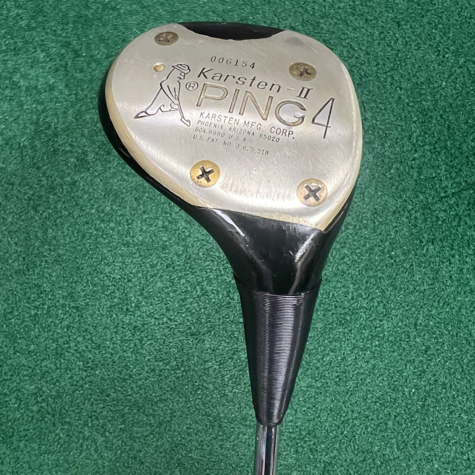 Vintage PING Karsten II #4 Fairway Wood 006154 Men's Right Hand Stiff Flex Steel