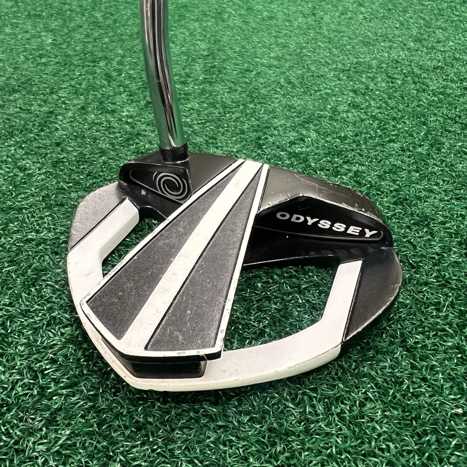Odyssey White Ice DART Mallet Putter Right Hand 34" w/Head Cover/Weights/Wrench