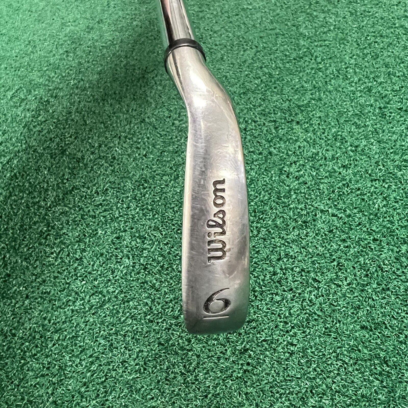 Wilson Fat Shaft Single 6 Iron Men's Right Hand Stiff Flex Steel Shaft 38"