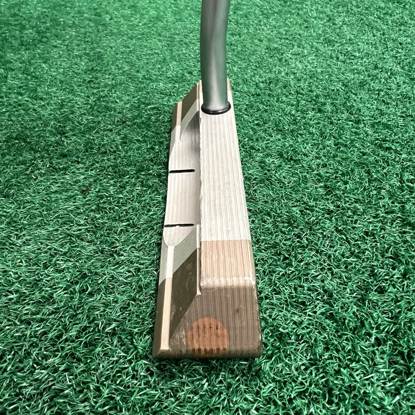 Tungsten Copper Golf Club Putter HiTandon Putt-In R/ Hand Golf Pride Grip 35" HC