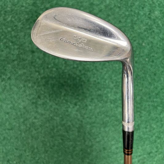 Vintage PGA S-20 Sand Iron Brown Steel Shaft Golf Pride Tour Wrap Grip Vintage