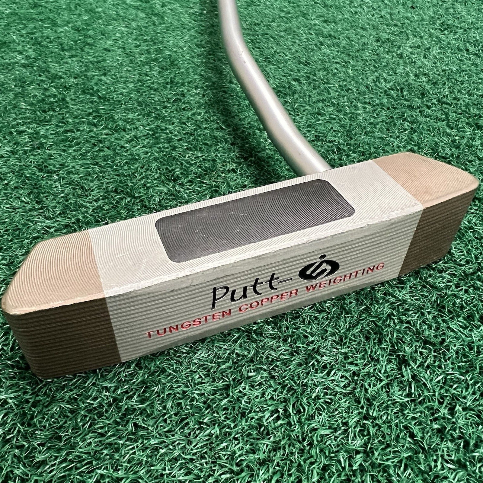 Tungsten Copper Golf Club Putter HiTandon Putt-In R/ Hand Golf Pride Grip 35" HC