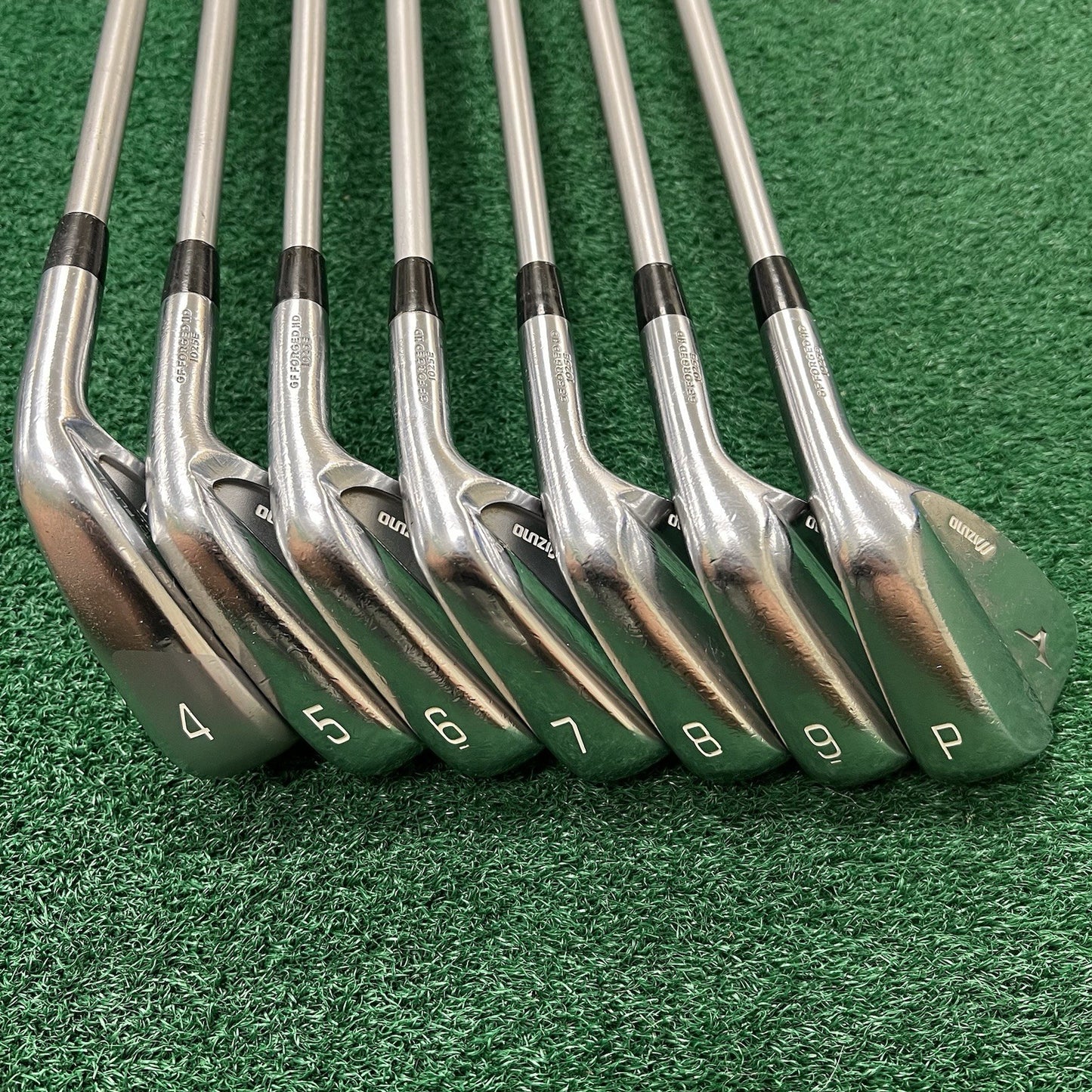 Mizuno MP18 COMBO Iron Set MRH 4-PW X-Stiff KBS C-Taper 130 X Steel Shafts +3/4"