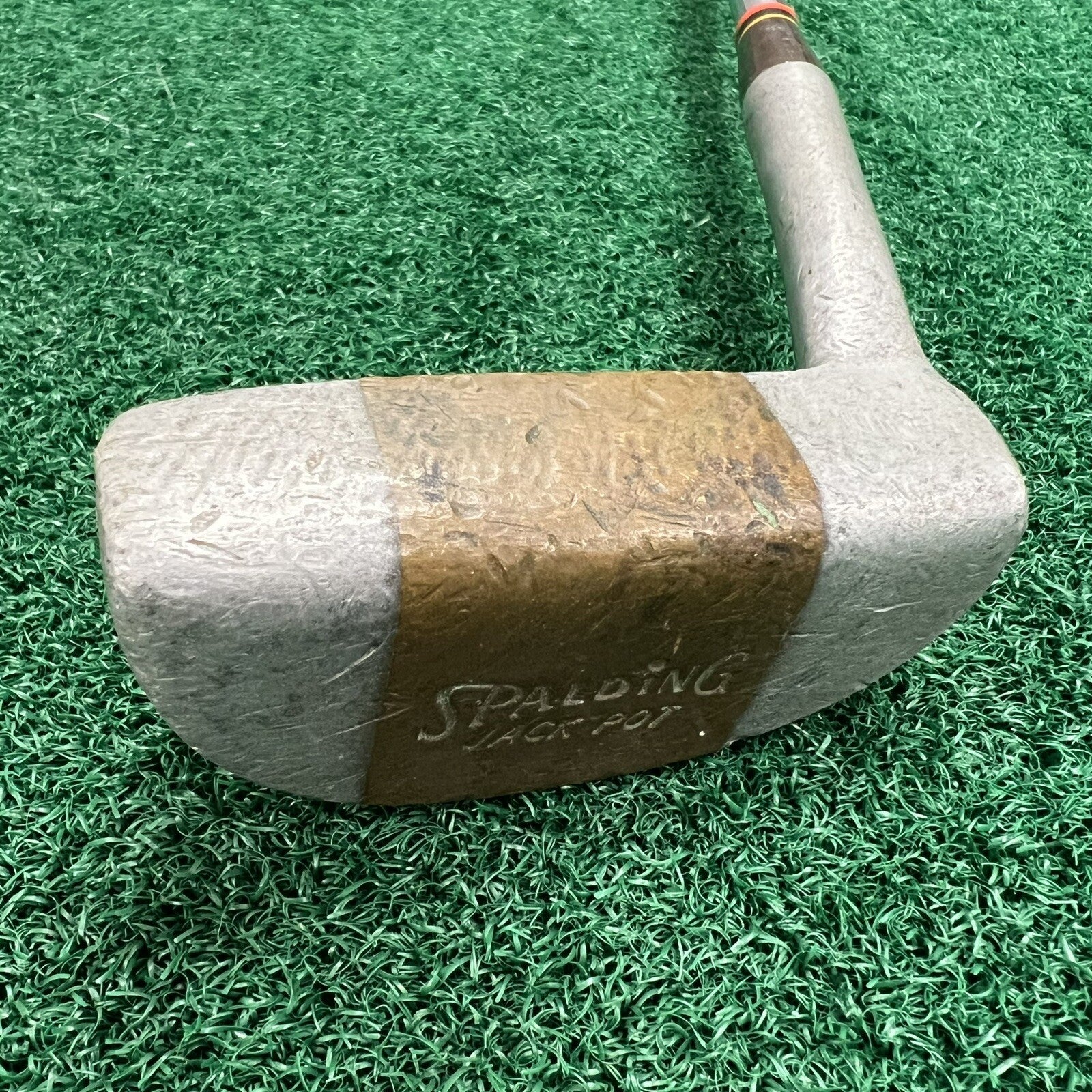 Spalding Jack Pot Putter RH 35.5" Step Steel Shaft (R1270) Heel Shafted Putter