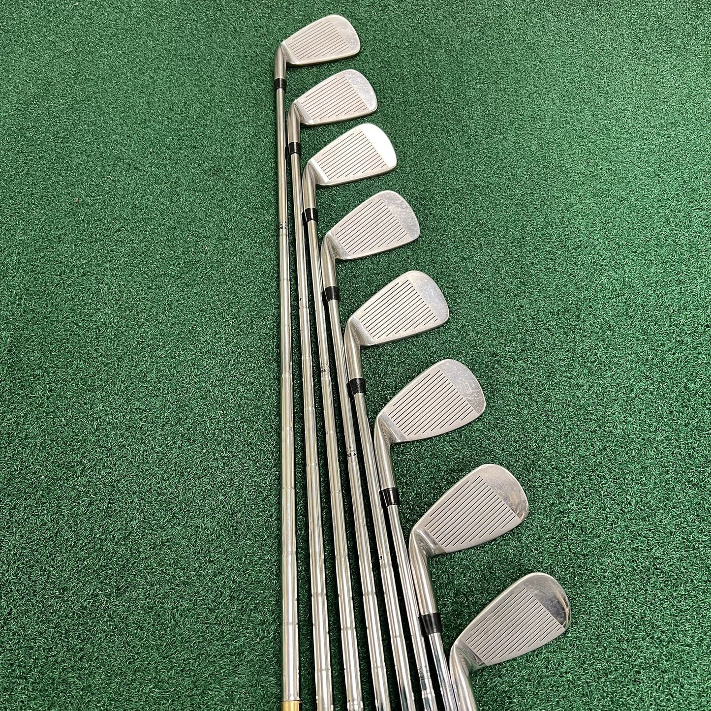 GOLFSMITH 400CM Complete Iron Set 3-PW MRH Stiff Flex S300 Steel Shafts RARE!