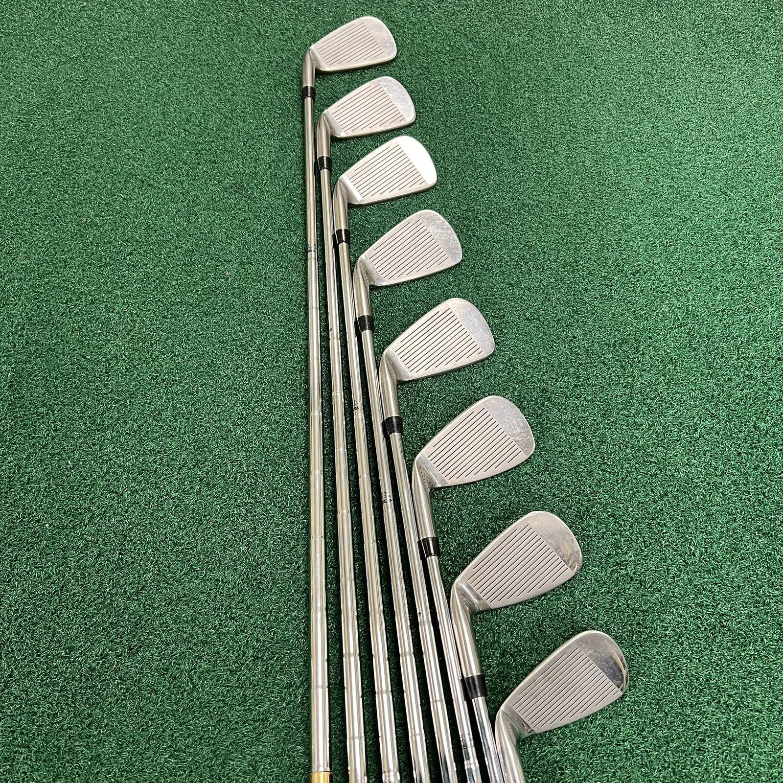 GOLFSMITH 400CM Complete Iron Set 3-PW MRH Stiff Flex S300 Steel Shafts RARE!