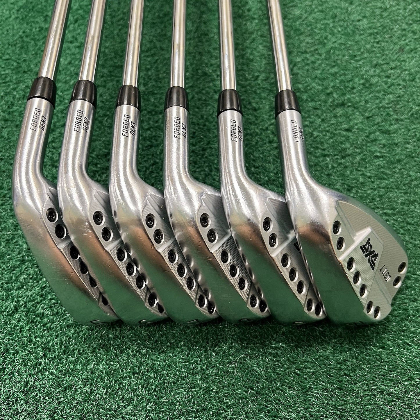 PXG 0311 T Gen 3 Iron Set 5-PW MRH Stiff Flex Elevate Tour Steel Shafts OS Grips