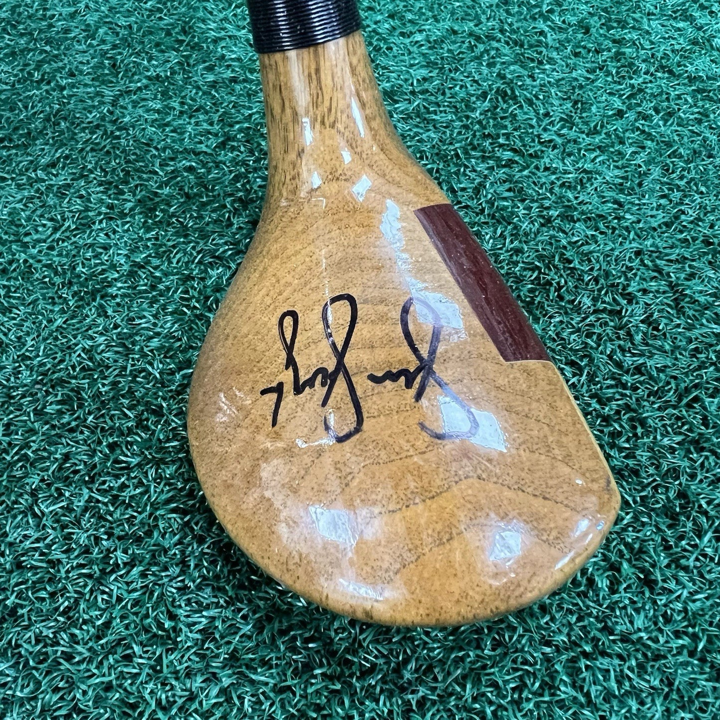 Antique Vintage Persimmon JIM FURYK AUTOGRAPH Olympia Fields US OPEN MRH Club