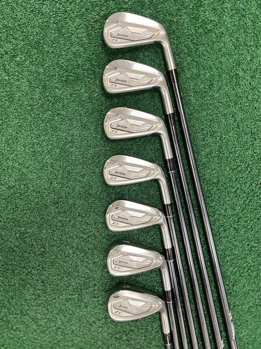 Srixon ZX5 MK-II Iron Set 5-PW+AW Right Hand Regular F3 Flex Graphite Shafts