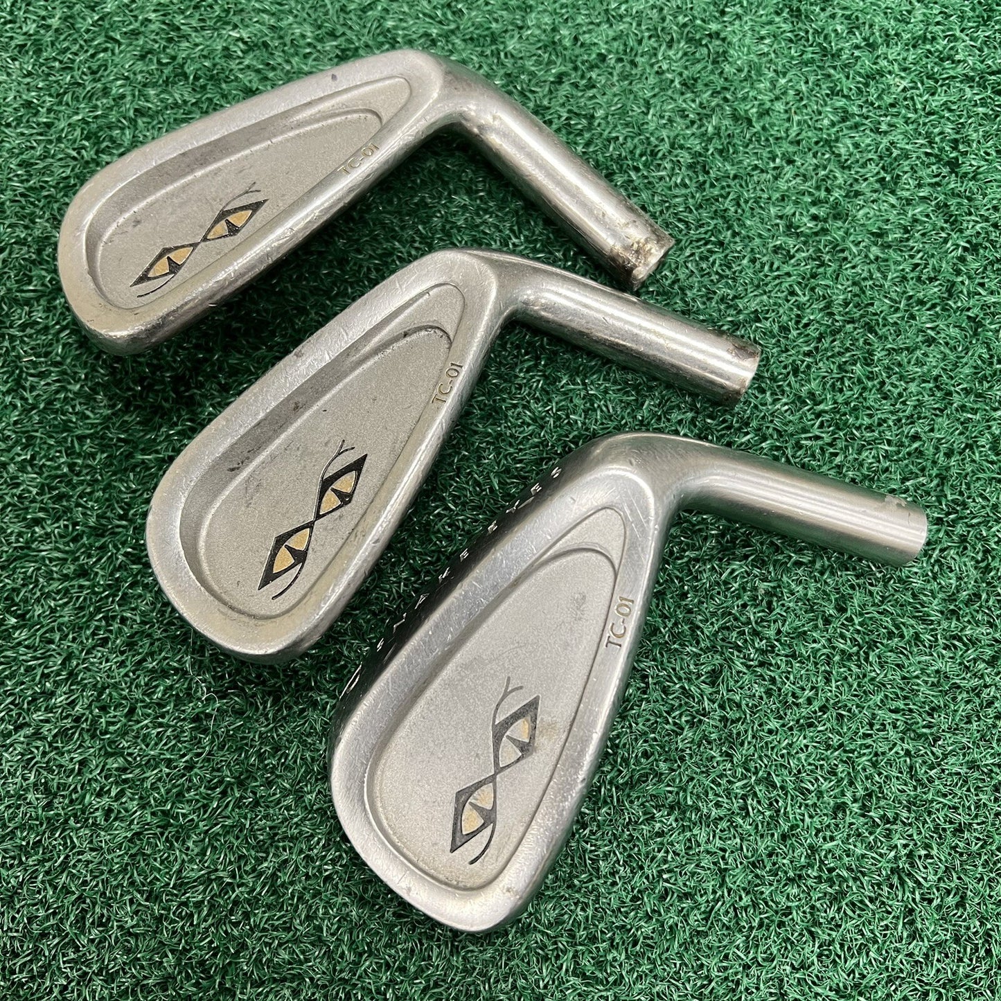 Snake Eyes Golf TC-01 Individual Iron Heads 8-9-PW Heads ONLY Stainless Steel CB