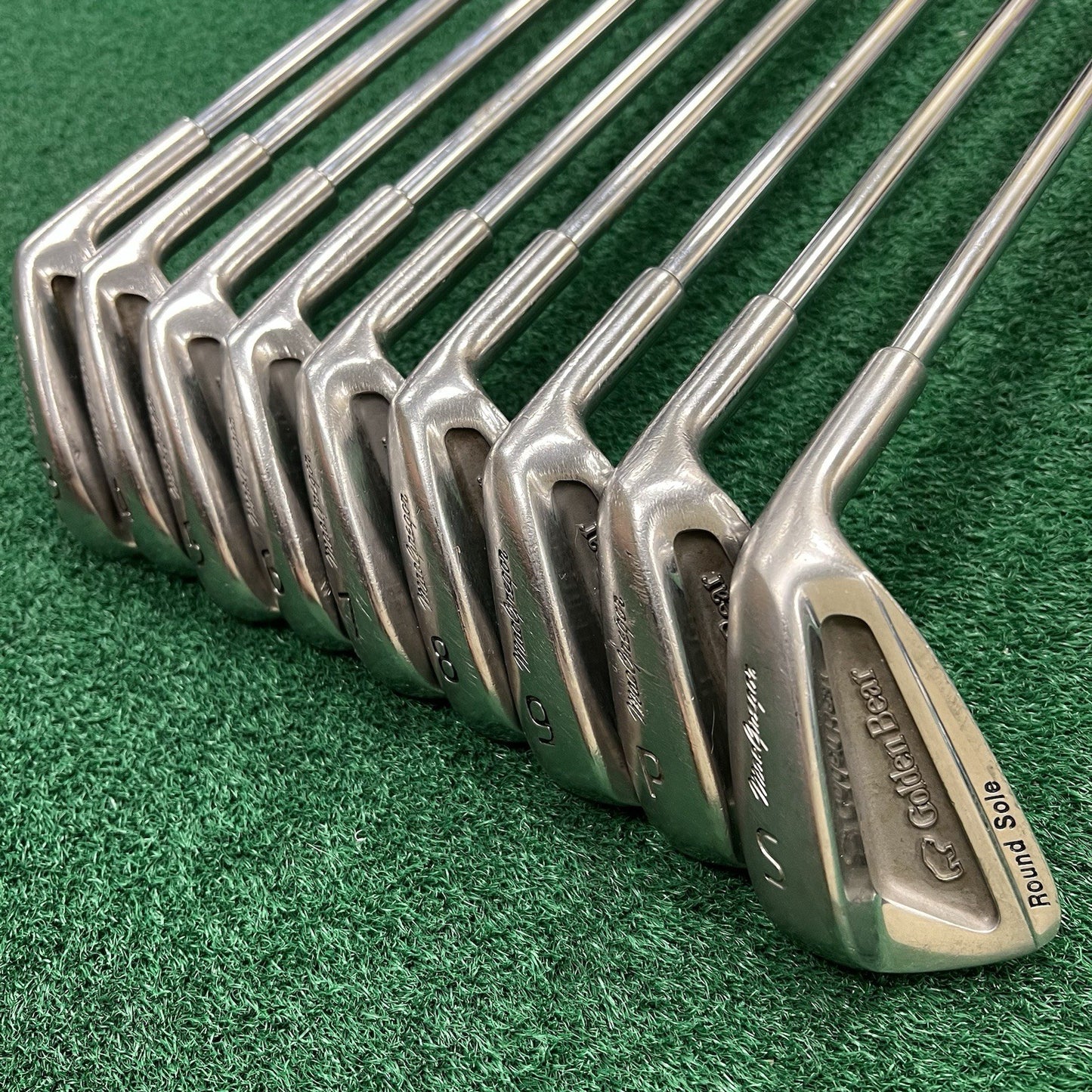Macgregor Golden Bear Round Sole Iron Set 3-PW+SW Regular Flex Steel Right Hand
